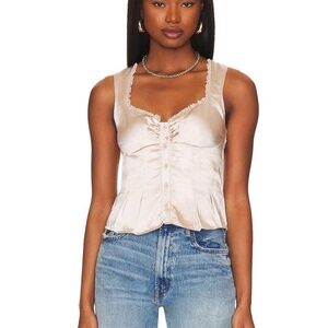 More To Come Mina Bustier Top